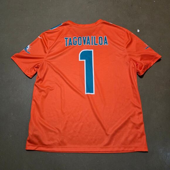 Nike Dri-Fit Miami Dolphins Tua Tagovailoa Inverted Legend Jersey Size XL - Picture 3 of 5